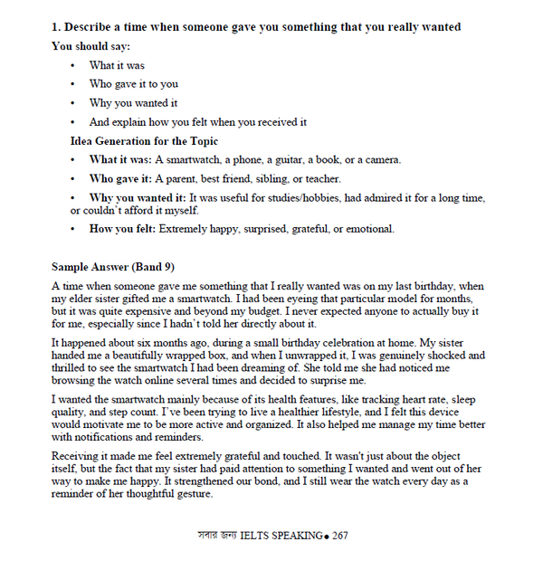 "সবার জন্য IELTS SPEAKING"3rd Edition( Premium ) - Image 6