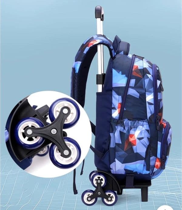 6 Wheeled Trolley School Bags - Image 1
