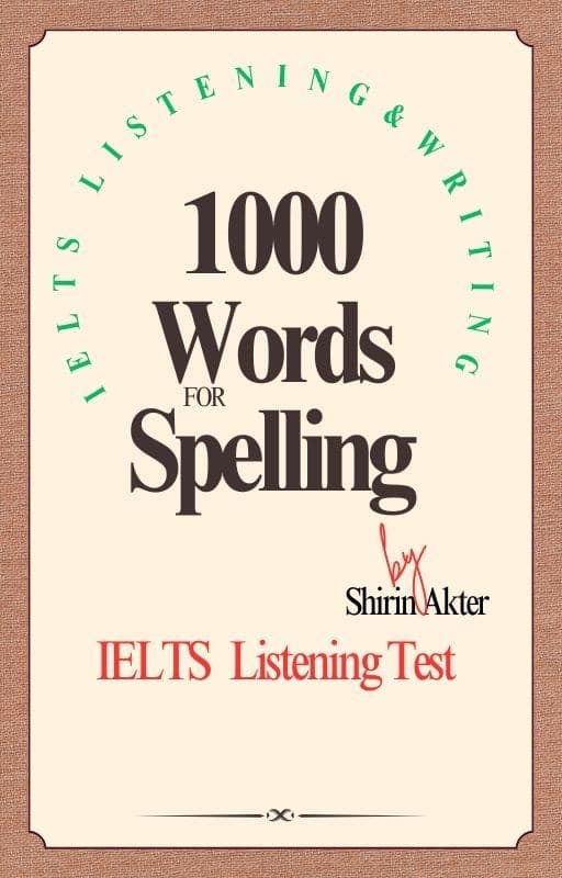 1000 Spellings: IELTS Listening Test (Soft Copy Only) - Image 1